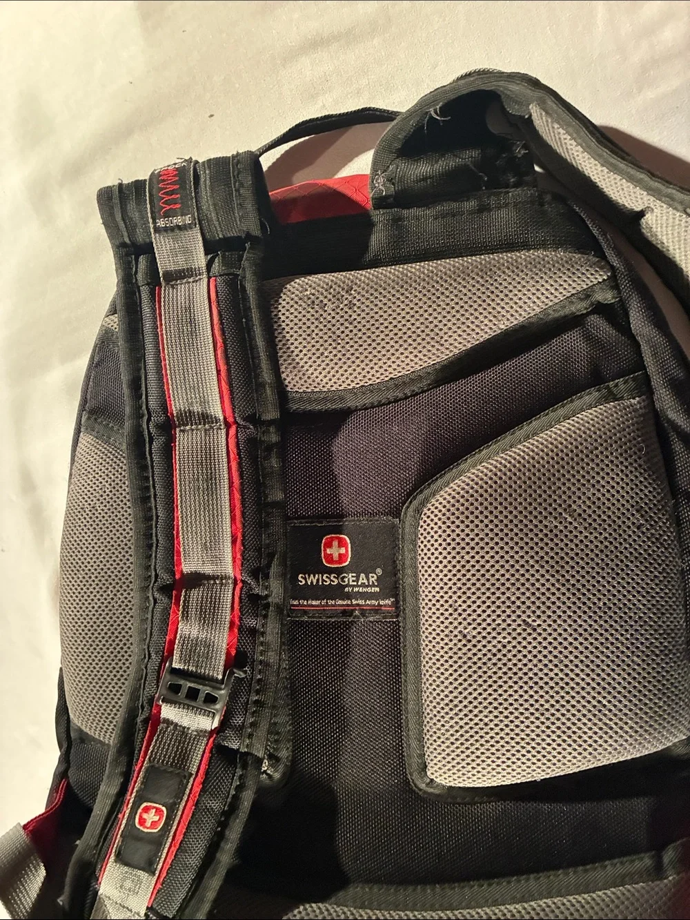 SwissGear Red and Black Multi-Compartment Backpack